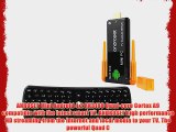 ANDROSET Quad-Core Bluetooth 3.0 Mini PC Android 4.2 PC HDMI TV Stick Dongle (Quad Core Android