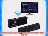 HDE MK808B Android 4.2 Mini PC Dual Core Bluetooth 4GB TV Streaming Box w/ RC12 Wireless Air