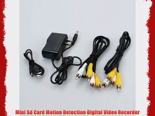 Mini Sd Card Motion Detection Digital Video Recorder