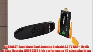 ANDROSET 2 IN 1 Quad Core Mini PC TV Stick Android 4.2 RK3188 Wireless Bluetooth   Air Mouse