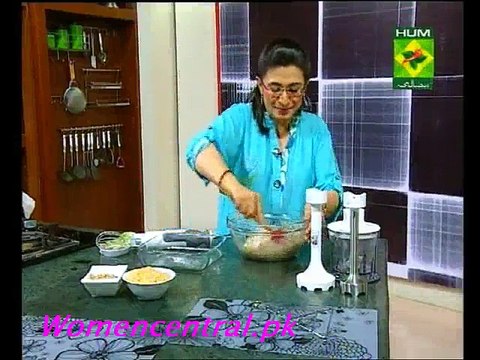 Fruit Cocktail Dessert Cake & Mango Pineapple Smoothie Recipe - Kenwood Chef - 24 July 2013