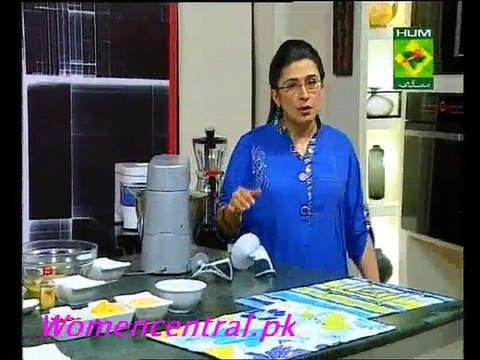 Pineapple Cream Cake & Kheera Lassi Recipe - Kenwood Chef - 23 July 2013