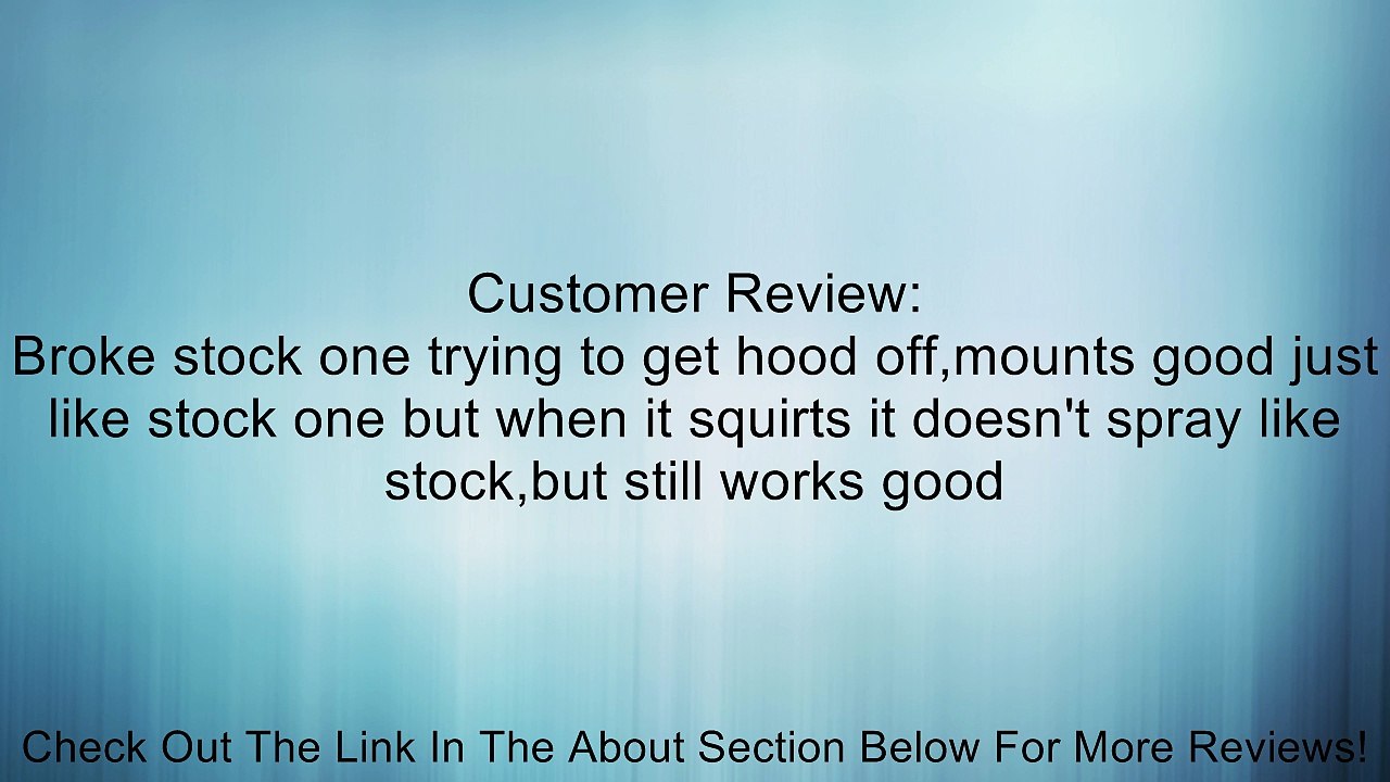 MTC Washer Nozzle Review