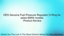 OES Genuine Fuel Pressure Regulator O-Ring for select BMW models Review