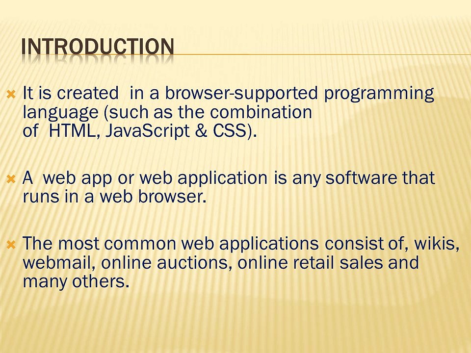 Web Application