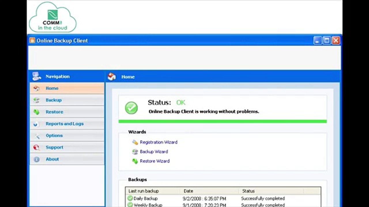 COMMit Cloud Backup