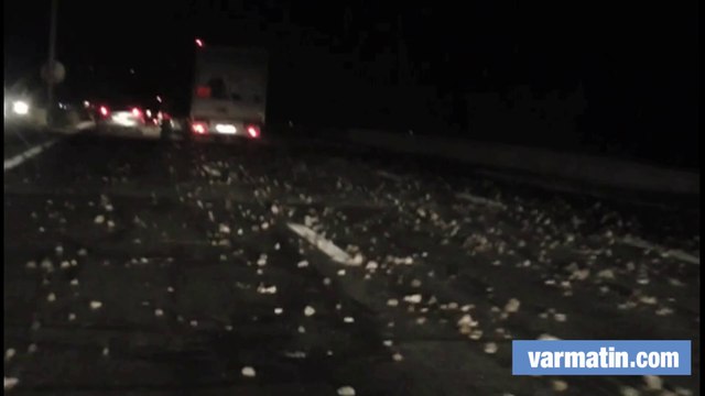 Un poids lourd perd son chargement sur l'autoroute entre Toulon et Hyères