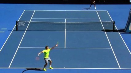 Federer, un coup à la Monfils !