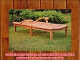 ND Grade-A Teak Wood Luxurious Teak Multi Position Sun Chaise Lounger Steamer - Furniture Only