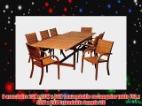 Amazonia Norton 9-Piece Eucalyptus Extendable Rectangular Dining Set