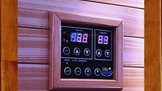 Lifesmart LS-R2P-5CH13 Euro Style Infrared Sauna with Carbon Tech Heater and MP3 Sound System