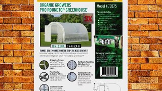 Shelter Logic Grow it Organic Growers Pro Tunnel Design Round Top Greenhouse 10 by 13 by 8-Feet