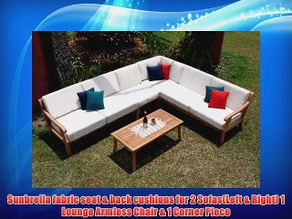 Sunbrella Fabric cushions (Seat