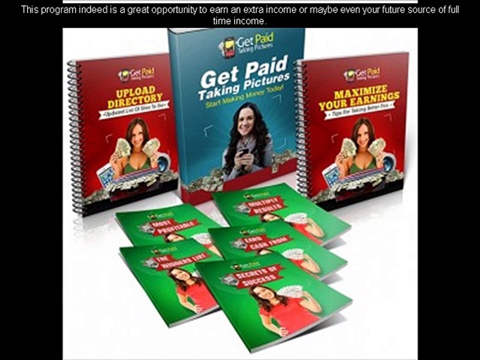 Get Paid Taking Pictures Review – Get Paid For Your Photos
