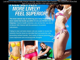 Miracle Slim Cleanse Review - Ultimate Weight Solution Diet