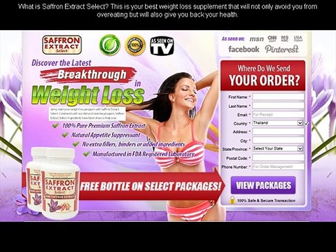 Saffron Extract Select Reviews – Saffron Extract Weight Loss