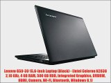 Lenovo G50-30 15.6-inch Laptop (Black) - (Intel Celeron N2830 2.16 GHz 4 GB RAM 500 GB HDD