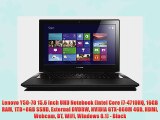 Lenovo Y50-70 15.6 inch UHD Notebook (Intel Core i7-4710HQ 16GB RAM 1TB 8GB SSHD External DVDRW