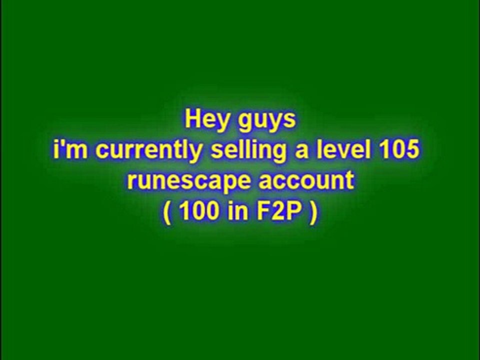Runescape Account For Sale - Cheap - Good