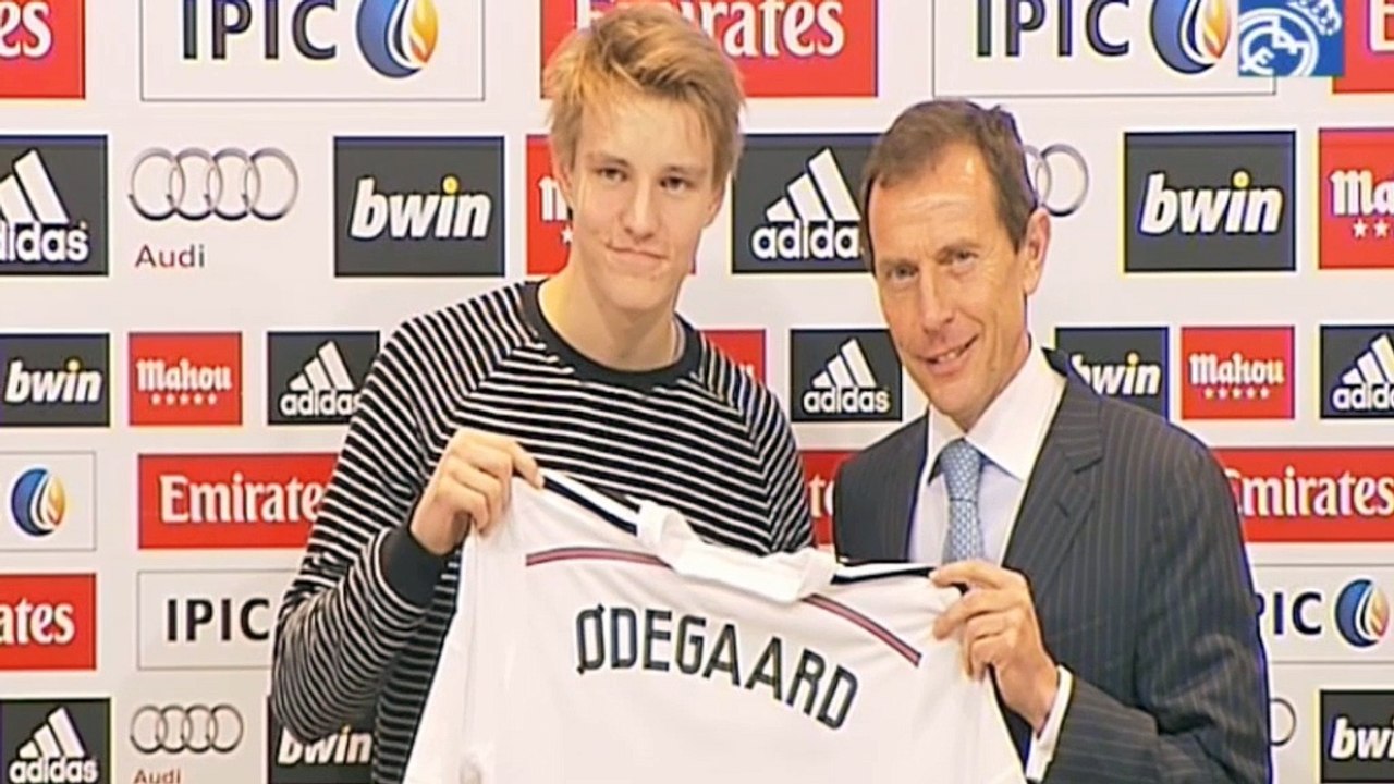 Mega-Talent Odegaard bei Real vorgestellt