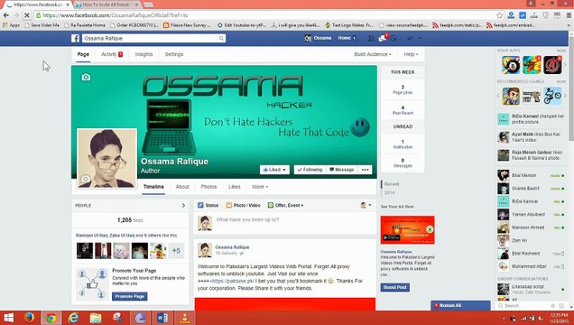 How To Invite All Friends To Like Facebook Page