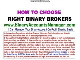 How To Choose A Right Binary Platform? Right Binary Options Trading Platform