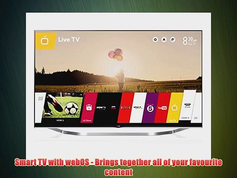 LG 65LB730V 65-inch Widescreen Full HD LED 3D Smart TV with webOS and Freeview HD