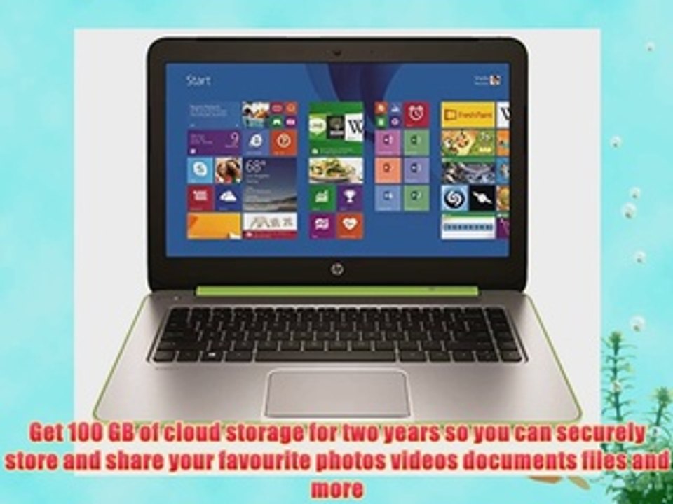 HP Stream 14-z001na Notebook PC (AMD Quad-Core A4 micro-6400T with Radeon R3 Graphics 2 GB