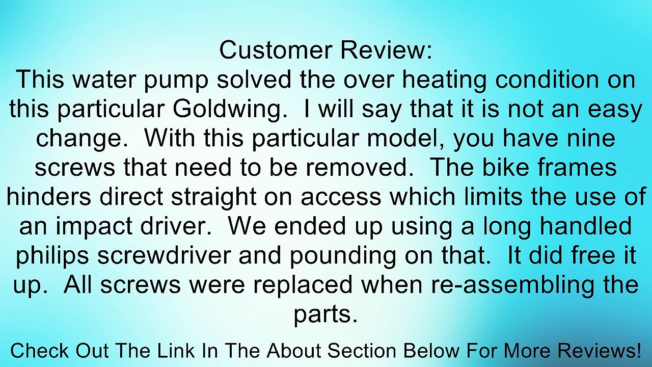 K&L Supply Water Pump Sealing Kit 15-4340 Review
