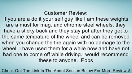 BikeMaster Wheel Weights - 5gm. - 60 pieces 02-0850 Review