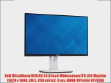 Dell UltraSharp U2414H 23.8 inch Widescreen IPS LCD Monitor (1920 x 1080 2M:1 250 cd/m2 8 ms