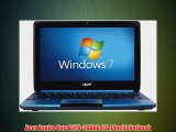 Acer Aspire One D270 10.1 inch Netbook - Blue (Intel Atom N2600 1.6GHz 1GB RAM 320GB HDD LAN