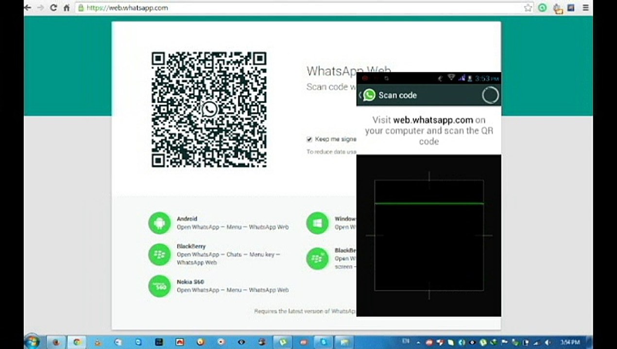 Whatsapp Web - How To Connect Whatsapp Web With Smartphone