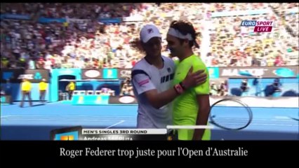 Open Australie : Federer éliminé, l’incroyable balle de match de Seppi