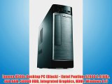 Lenovo H500s Desktop PC (Black) - (Intel Pentium J2900 2.41GHz 4GB RAM 500GB HDD Integrated