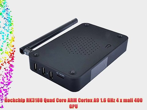 CX-921 Rockchip RK3188 Quad Core Cortex A9 1.6 GHz Android 4.2.2 OS Mini TV BOX 2G/8G AV Output
