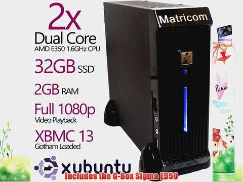 Matricom? G-Box Sigma E350 AMD Dual Core XBMC Linux HTPC TV Box (2GB RAM 32GB SSD Ubuntu Full