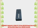 ANDROSET Android 4.2 Mini PC TV Box RK3188 Quad Core A9 BT AirPlay DLNA (Quad Core MK908 Anroid)