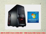 PC Gaming PC Six Core AMD FX-6300 6x3.5GHz (Turbo up to 4.1GHz) Windows 7 Prof 64bit english