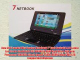 New 2012 model Mini Laptop Notebook 7 inch Android 4.0 (Latest Ice Cream Sandwich OS) DOUBLED