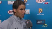 Rafael Nadal Interview after his match vs. Dudi Sela / R3 AO2015