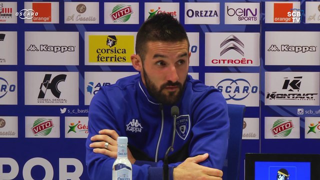 Bastia-Bordeaux : Conf. d'avant-match de J. Palmieri