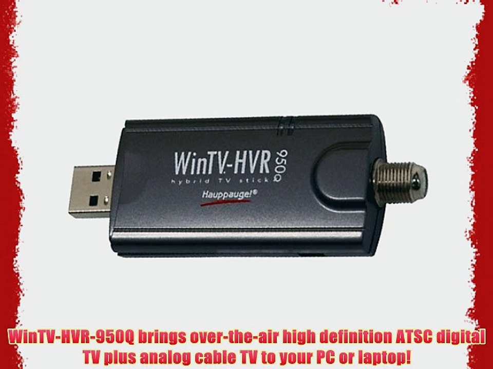 USB HDTV ATSC Tuner HVR950Q