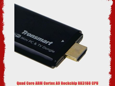 Tronsmart CX-919 Quad Core Google Android 4.2.2 OS Rockchip RK3188 Cortex A9 1.6GHz Mini TV