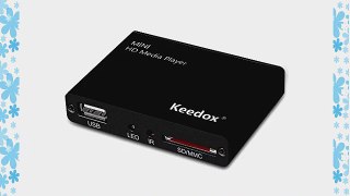 Keedox? Mini Multi Media Player Upscaling Full HD 1080P HDMI/AV Out SDHC MKV AVI RMVB RM for