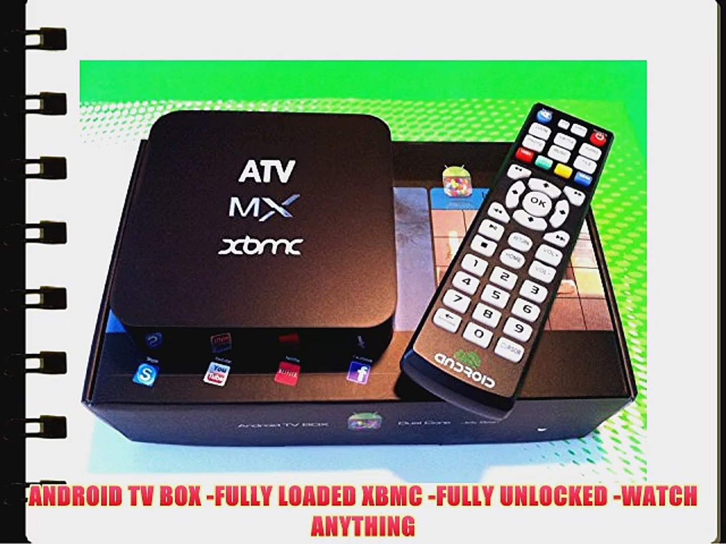 ANDROID TV BOX -FULLY LOADED XBMC -FULLY UNLOCKED -WATCH ANYTHING - video  Dailymotion