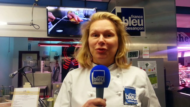 Choux garnis de fondue de poireaux à la sauge, cancoillotte aux morilles et Savagnin