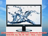 AOC E2250SWDAK 21.5 inch Widescreen Multimedia LED Monitor (1920x1080 5ms VGA DVI 1000:1 i-Menu