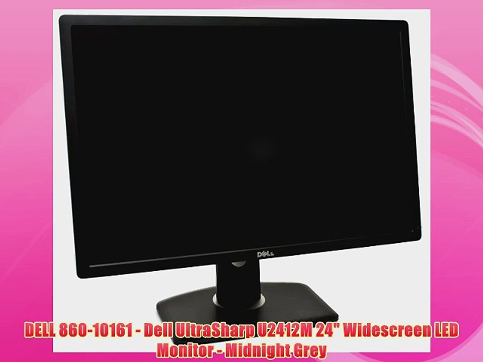 DELL 860-10161 - Dell UltraSharp U2412M 24 Widescreen LED Monitor - Midnight Grey