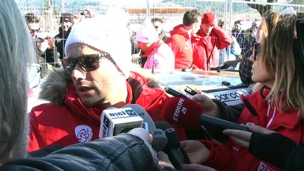 Monte-Carlo, arrivée au Parc d'Assistance: "le règlement est débile" déclare Sébastien Loeb